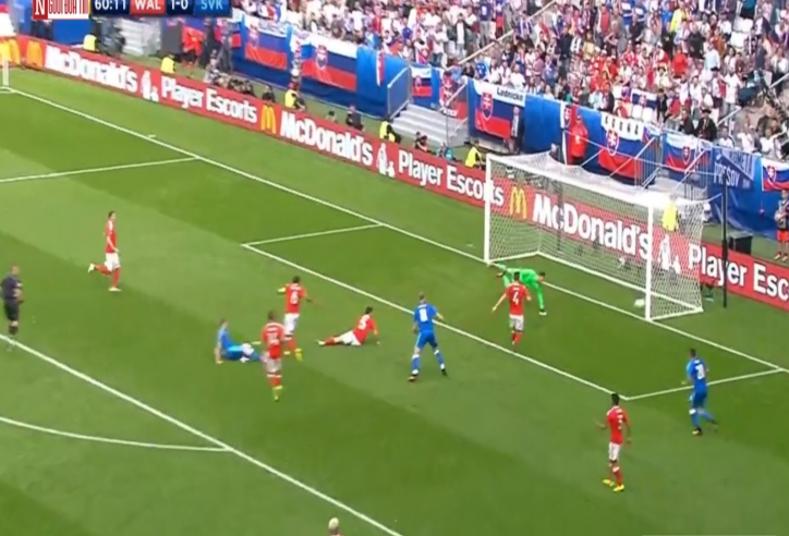 VIDEO: Pha ghi bàn của Duda gỡ hòa 1 -1 cho Slovakia